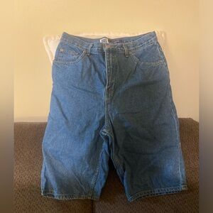 Vintage 90s Y2K Faded Glory High Rise Relaxed Fit Jorts | Medium Wash Bermuda